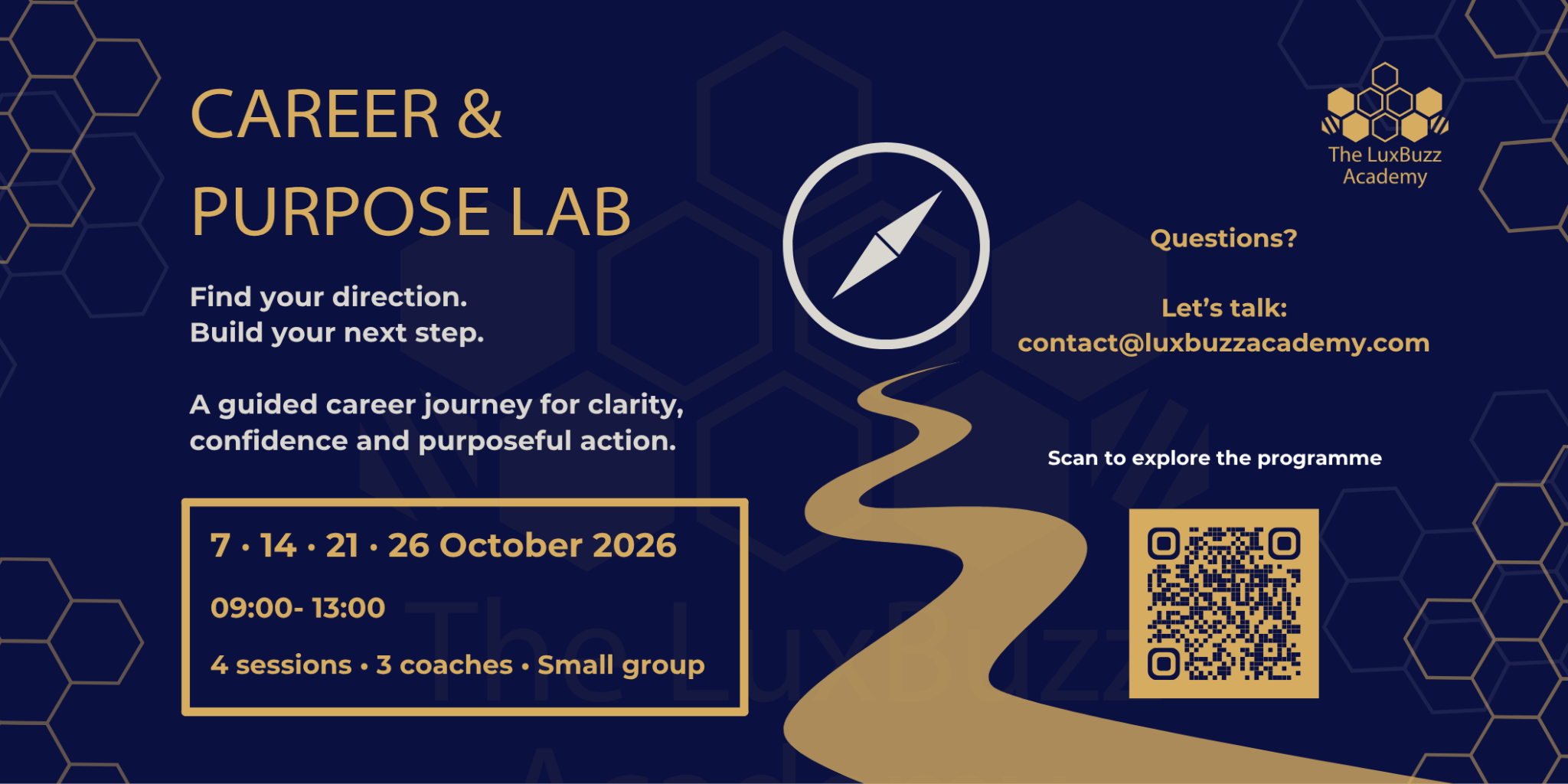 Career and Purpose Lab October 2026 programme poster